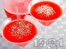 Рецепта Коктейл Ягодово дайкири (Strawberry Daiquiri) с ягоди и ром